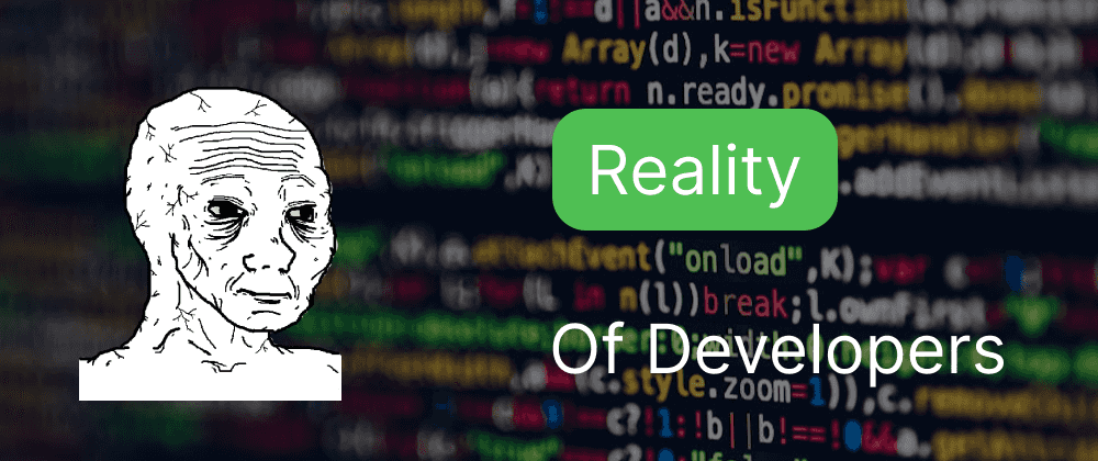 Reality of being a developer